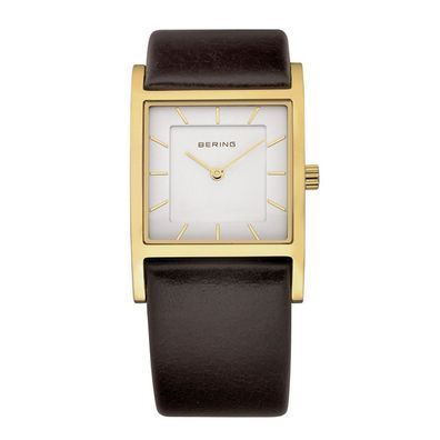 Bering Damen Uhr Armbanduhr Slim Classic - 10426-534 Leder