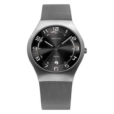 Bering Herren Uhr Armbanduhr Slim Classic - 11937-077 Meshband