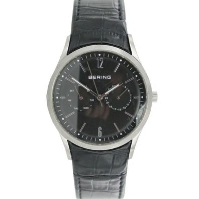 Bering Herren Uhr Armbanduhr Slim Classic - 11839-402 Leder