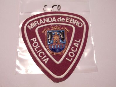 Polizei Abzeichen Spanien Policia Local Miranda de Ebro (s50)