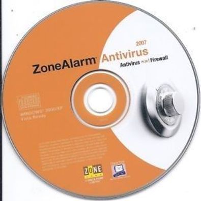 Zone Alarm Antivirus Plus Firewall 2007 32-bit mit Serial key Internet Security Suit