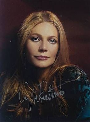 Original Autogramm Gwyneth Paltrow auf Großfoto