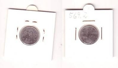10 Pfennig Zink Münze Notgeld Oberamtstadt Waldsee 1918