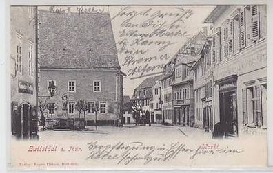 23191 Ak Buttstädt in Thüringen Markt um 1907