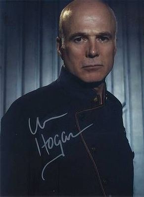 Original Autogramm Michael HOGAN Battlestar Galactica (Großfoto)