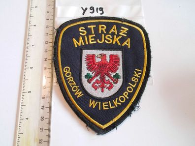 Polizei Abzeichen Polen Straz Miejska Gorzow Wielkopolski (y919)