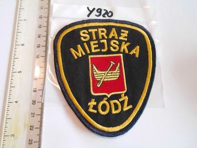 Polizei Abzeichen Polen Straz Miejska Lodz (y920)