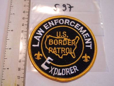 Polizei USA Armabzeichen Border Patrol Law Enforcement (s97)