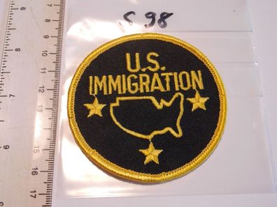 Polizei USA Armabzeichen US Imigration (s98)