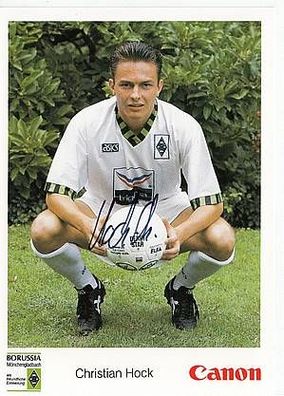 Christian Hock Borussia Mönchengladbach 1992-93 1. Karte TOP + A40069