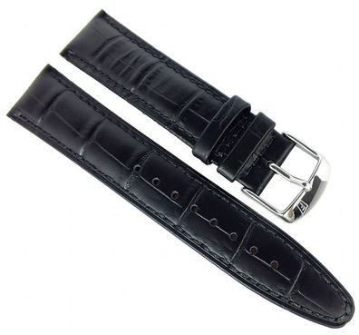 Festina Chronograph > Uhrenarmband 21mm Leder schwarz > F16893 F16827