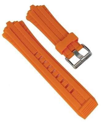 Calypso Chrono Uhrenarmband orange Spezial Anstoß Kunststoff | K5696/4