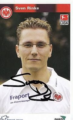 Sven Rinke Eintracht Frankfurt 2003-04 Autogrammkarte + A40159