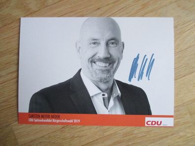 Bremen CDU Politiker Carsten Meyer-Heder - handsigniertes Autogramm!!!