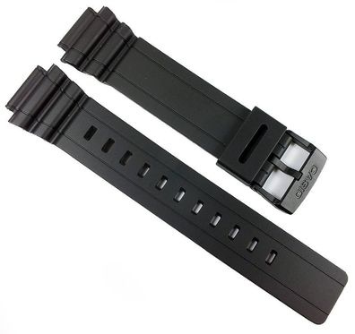Casio Uhrenarmband 18mm Resin schwarz MRW-S300H-1BV MRW-S300