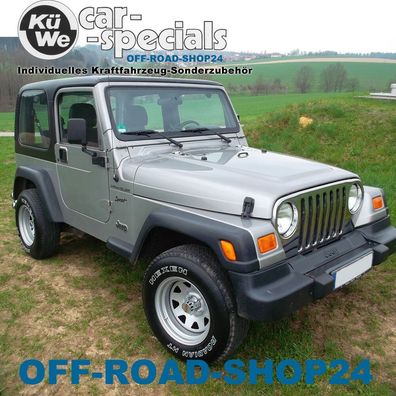 Nabenkappen DOTZ "DAKAR" Jeep Wrangler Lochkreis LK114,3 / Höhe 83mm Edelstahl