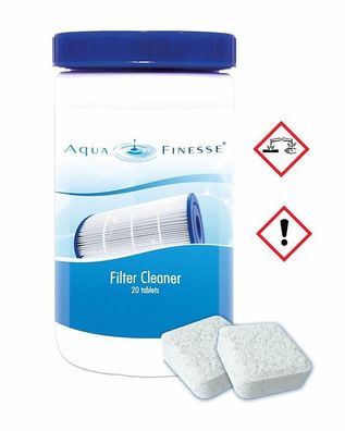 AquaFinesse™ Filter-Cleaner 20 Tabletten | Filter-Reiniger-Reinigungstabletten