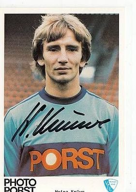 Heinz Knüwe VFL Bochum 1980-81 Autogrammkarte + A40283