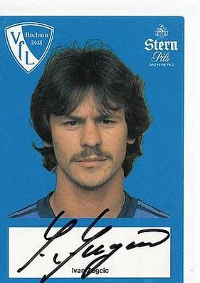 Ivan Zugcic VFL Bochum 1982-83 Autogrammkarte + A40293
