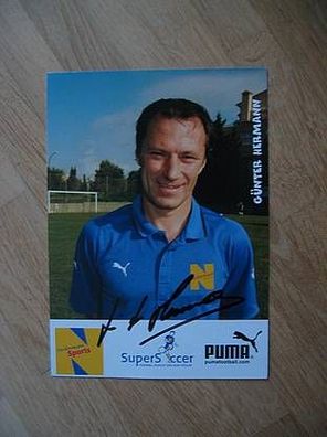 DFB Weltmeister 1990 SV Werder Bremen Günter Hermann - handsigniertes Autogramm!!!