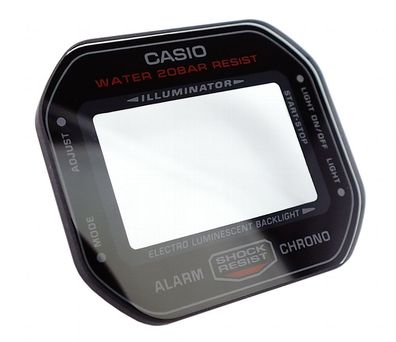 Casio G-Shock Mineral Uhrenglas eckig mit Aufdruck | DW-5600 DW-5600HR