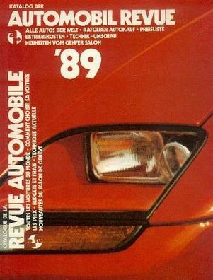 Katalog der Automobil Revue 1989