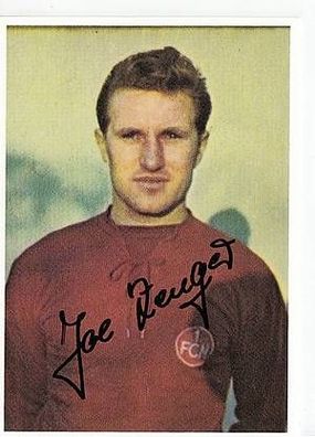 Josef Zenger 1. FC Nürnberg 60er Jahre Autogrammkarte Original Signiert