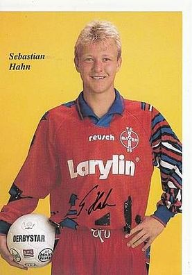 Sebastian Hahn Bayer Uerdingen 1994-95 Autogrammkarte + A40844