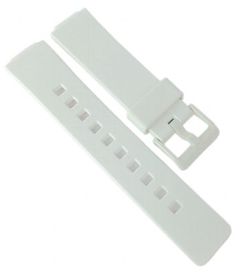 Casio Collection Ersatzband Uhrenarmband Resin weiß für LDF-31-7BER