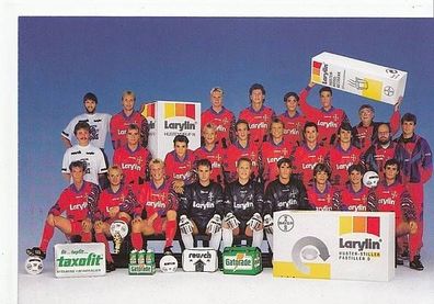 Mannschaftskarte Bayer Uerdingen 1994-95 TOP + A40921