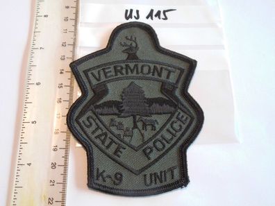 Polizei Abzeichen USA State Police Vermont K9 Unit (us115)