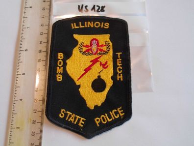 Polizei Abzeichen USA State Police Illinoise Bomb Tech (us128)