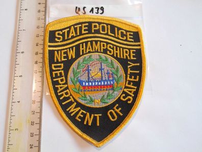 Polizei Abzeichen USA State Police New Hampshire Dept of Safety (us139)