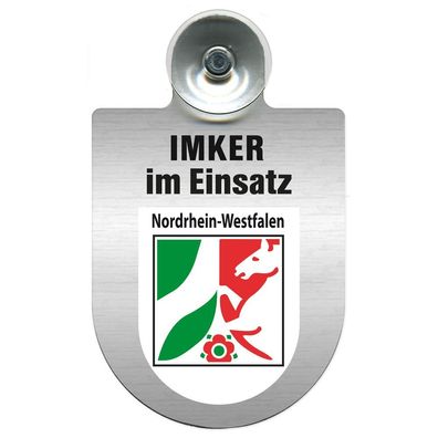 Einsatzschild mit Saugnapf Imker im Einsatz 309382 Region Nordrhein-Westfalen