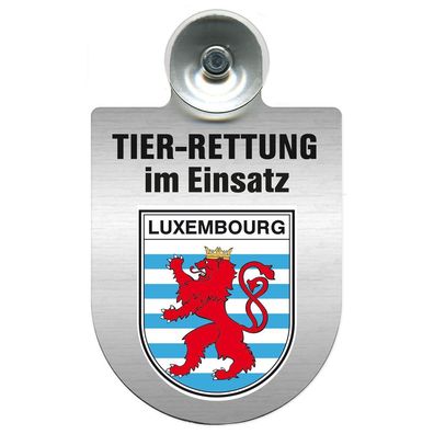 Einsatzschild mit Saugnapf Tier Rettung im Einsatz 393839 Region Luxembourg