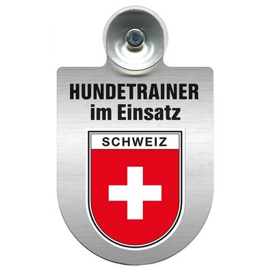 Einsatzschild Windschutzscheibe incl. Saugnapf - Hundetrainer im Einsatz - 309379-22