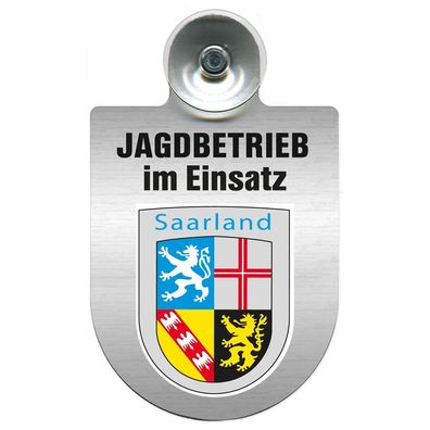Einsatzschild Windschutzscheibe incl. Saugnapf - Jagdbetrieb im Einsatz - 309730 - Re