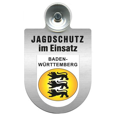 Einsatzschild Windschutzscheibe incl. Saugnapf - Jagdschutz im Einsatz - 309368-1 - R