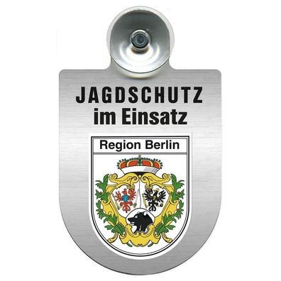 Einsatzschild Windschutzscheibe incl. Saugnapf - Jagdschutz im Einsatz- 309368-14 - R
