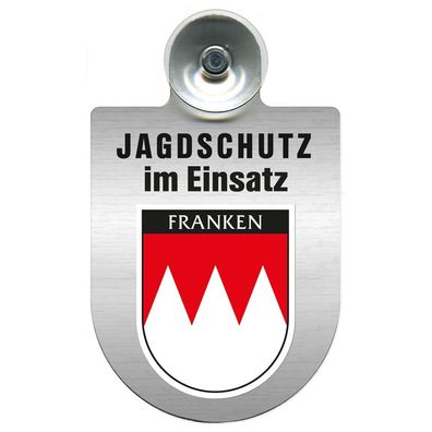 Einsatzschild Windschutzscheibe incl. Saugnapf - Jagdschutz im Einsatz- 309368-18 - R
