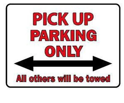 Parkschild - Pick Up Parking Only - 308847 - Gr. 40 x 30 cm