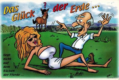 Schild - Das Glück der Erde liegt - Gr. 30 X 20 cm - 309225