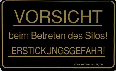 Warnschild - Vorsicht Erstickungsgefahr - Gr. 25 x 15 cm - 308464