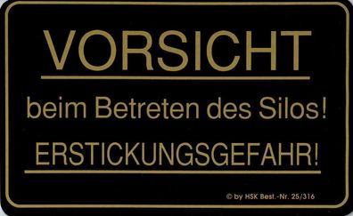 Warnschild - Vorsicht Erstickungsgefahr - Gr. 25 x 15 cm - 308464