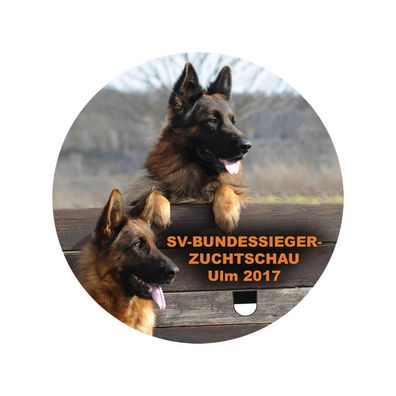 Aufkleber groß - Schäferhundmesse Ulm 2017 - 301629 - Gr. ca. 27,5cm