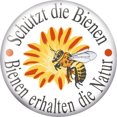 Auto-Aufkleber - Schützt die Bienen, Bienen erhalten die Natur - 303129/2 - Gr. ca.