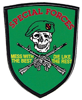 Auto-Aufkleber Stick Applikation Emblem Aufkleber "SPECIAL FORCES.." NEU Gr. ca. 6,5c