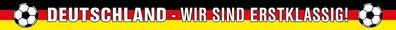 PVC Scheibenaufkleber Fußball Deutschland wir sind erstklassig - 78198 - Gr. ca. 145