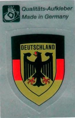 PVC-Aufkleber - Deutschland - Gr. ca. 3 x 6 cm - 301057
