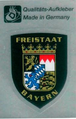 PVC-Aufkleber - Freistaat Bayern - Gr. ca. 3 x 5 cm - 301515/2